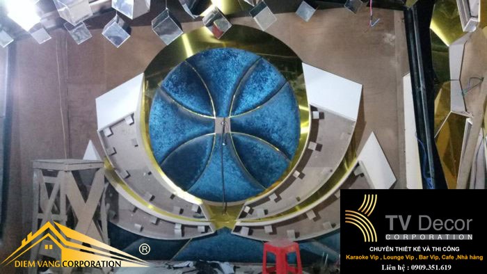Thiết kế thi công phòng karaoke phòng Vip 4