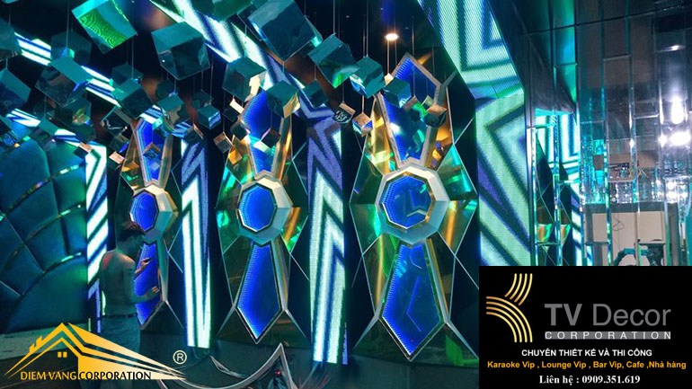 Thiết kế thi công phòng karaoke phòng Vip 9