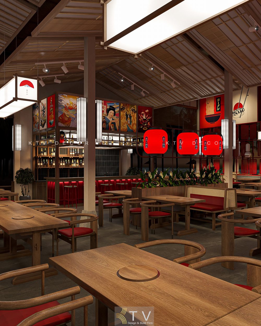 Báo giá mô hình nhà hàng JAPAN BBQ-Thiết kế thi công và dự án 3