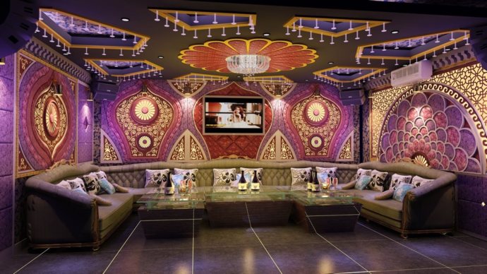 thi công nội thất karaoke 1
