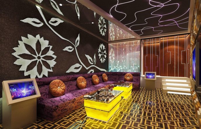 thiết kế phòng karaoke ấn tượng 1