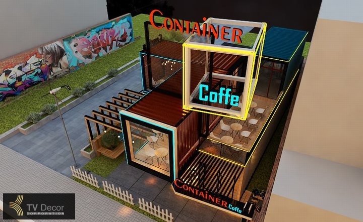 dự án thi công nội thất quán cafe coffee ấn tượng