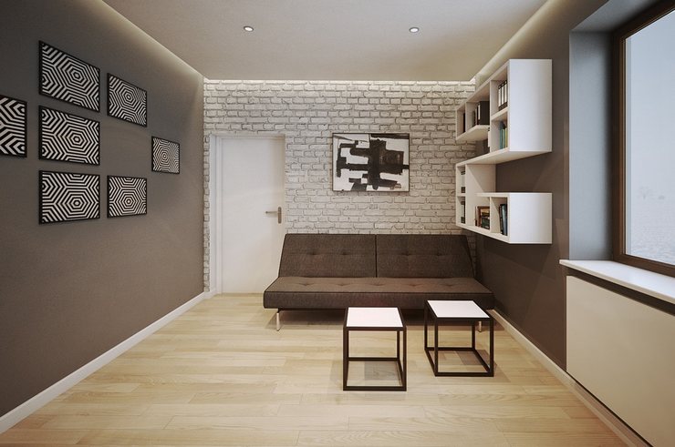 Thiết kế nội thất căn hộ nhà phố hiện đại với tông màu trung tính 9