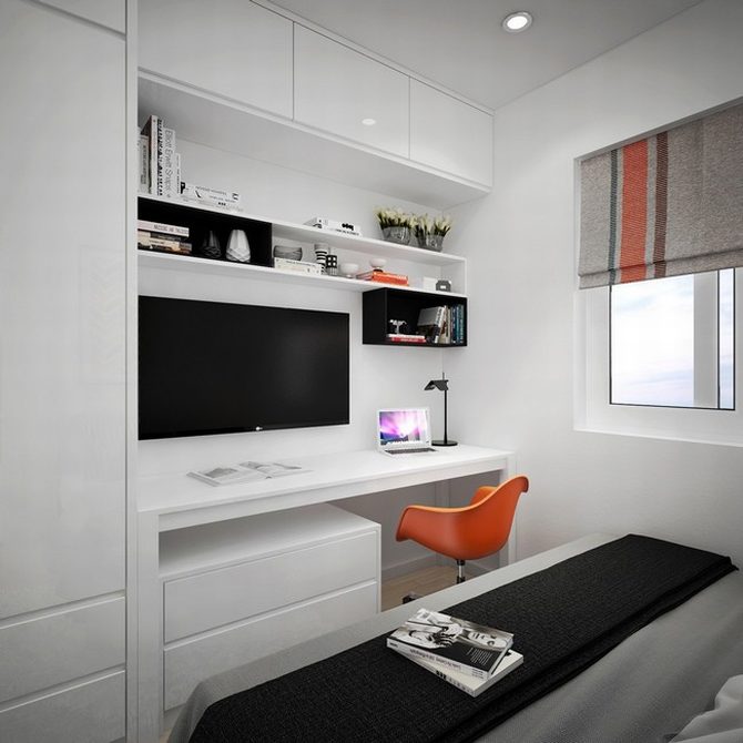 Ý tưởng thiết kế cho căn hộ 2 phòng ngủ 8