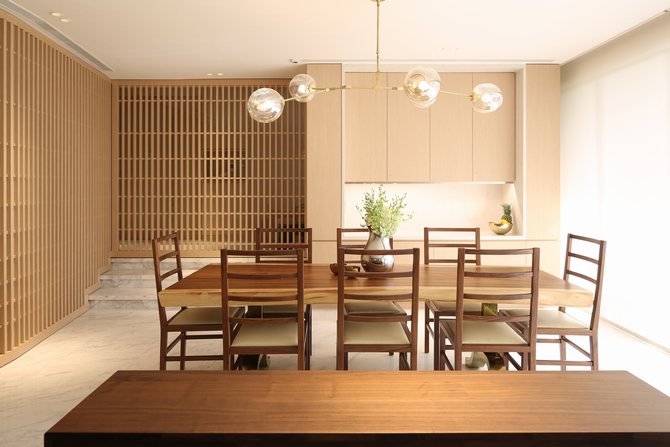 Không gian ấm áp cho một ngôi nhà sử dụng chất liệu gỗ,phong cách mới lạ 