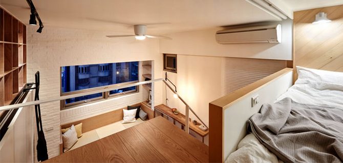 Nội thất tuyệt vời của căn hộ 22 m2 ở Đài Loan 7