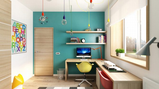  thiết kế thi công nội thất sử dụng màu sắc hiện đại.4