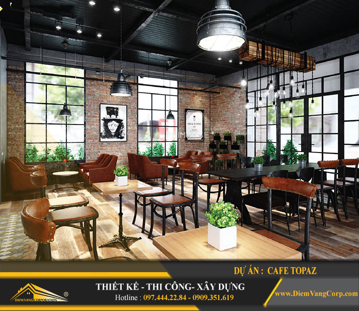báo giá thiết kế quán cafe rẻ đẹp 4