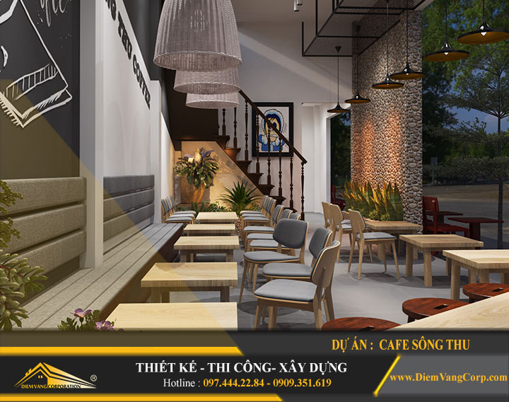 báo giá thiết kế quán cafe TẠI TPHCM, bình dương 1