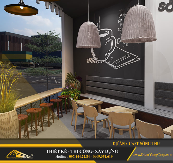 báo giá thiết kế quán cafe TẠI TPHCM, bình dương 3