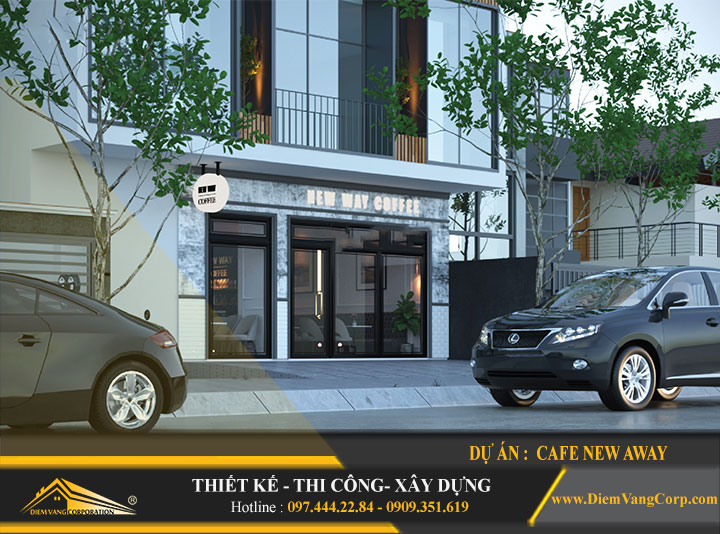 1 số dự án thiết kế thi công cafe 2017 A