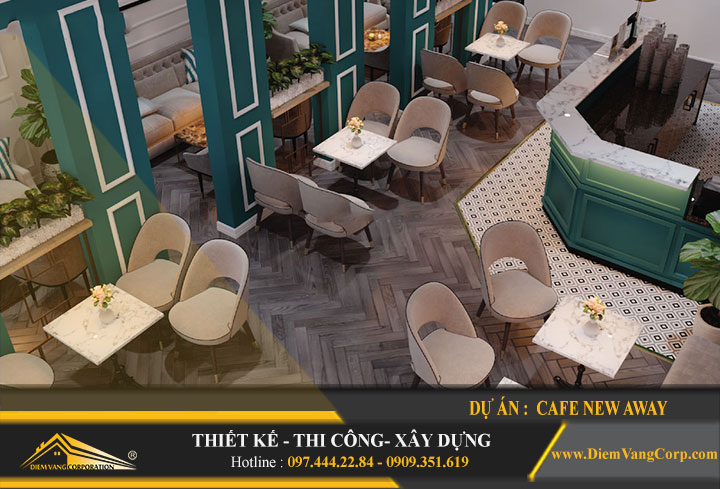 báo giá thiết kế quán cafe rẻ đẹp 1