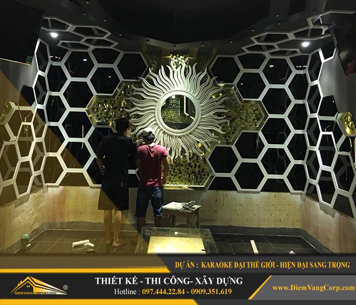 Thi công phòng karaoke phong cách cổ điển