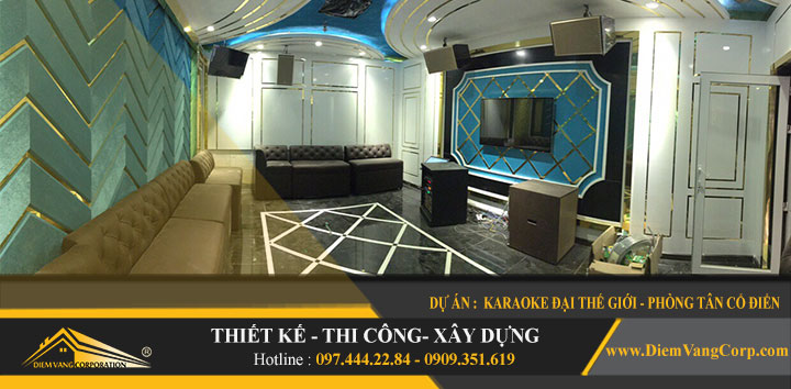 Thi công karaoke tân cổ điển