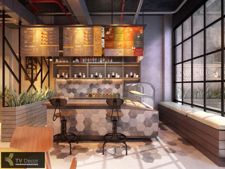 Thiết kế thi công cafe tại TPHCM - Dự án Cafe Aladdin 8
