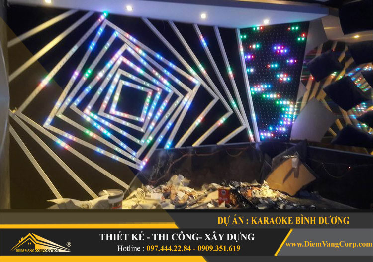 Thi công karaoke mini bar 6