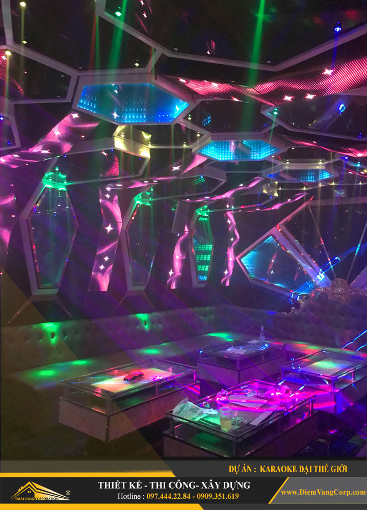 Thi công phòng karaoke phòng 12 vip đẳng cấp