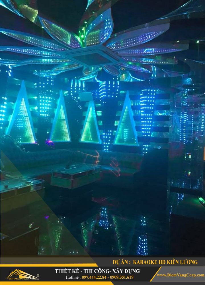 Thi công phòng karaoke HD miền Tây 1 HD KTV 2