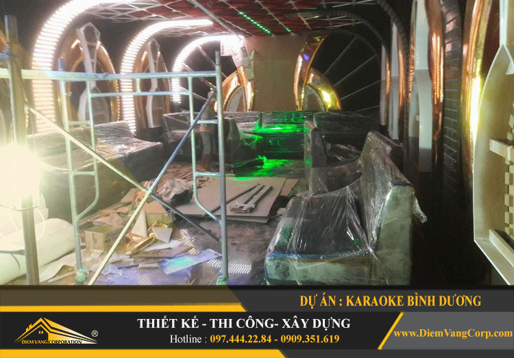 Thi công karaoke mini BAR 10