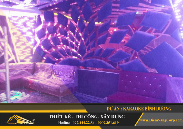 Thi công karaoke mini BAR 13