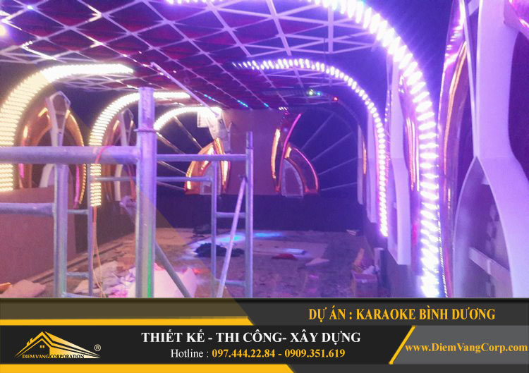 Thi công karaoke mini BAR 5