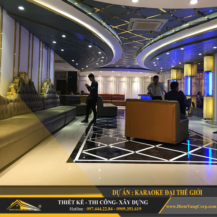 thi công sảnh vip karaoke 1