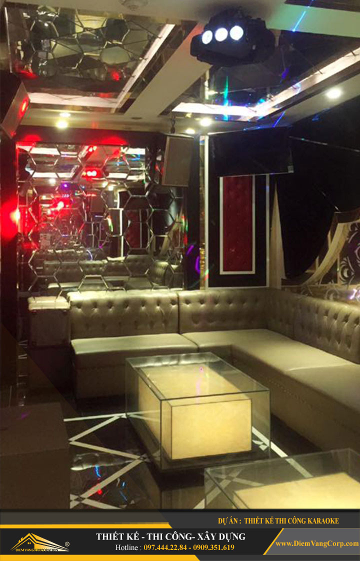Dự án thiết kế thi công karaoke Phòng Tân Cổ Điển 3