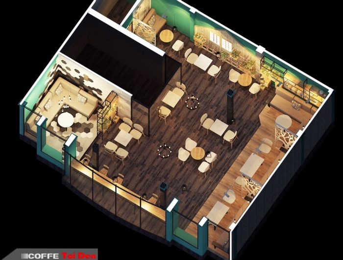 Thiết kế thi công quán cafe trọn gói tại Bình Dương 8