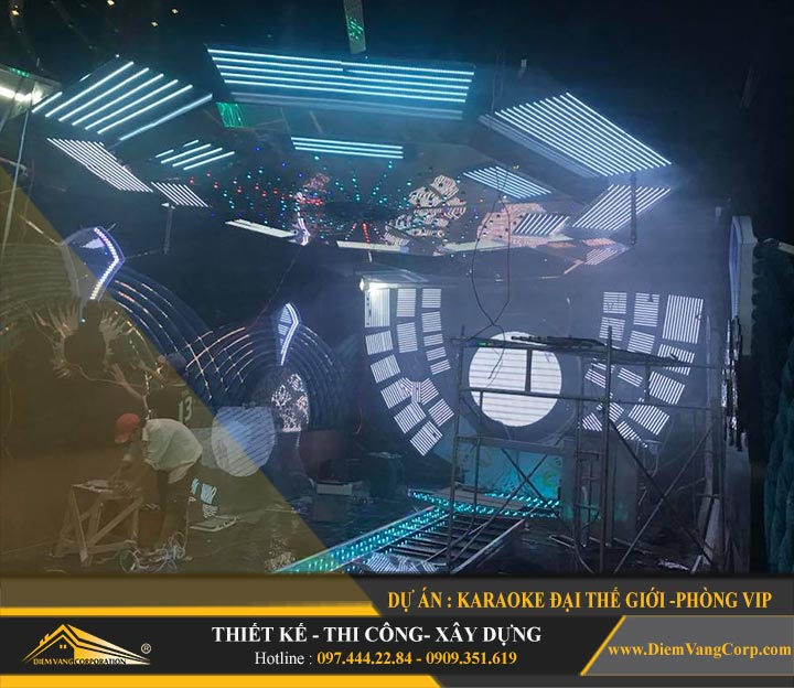 Thi công phòng karaoke Vip 4