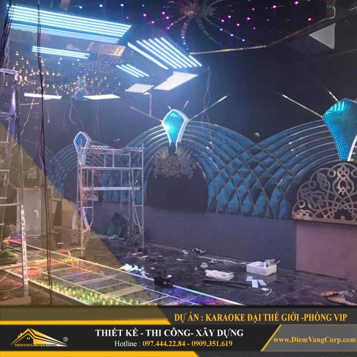 Thi công phòng karaoke Vip 5