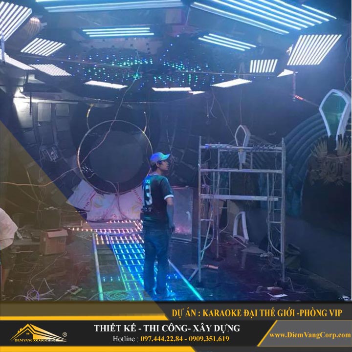 Thi công phòng karaoke Vip 6