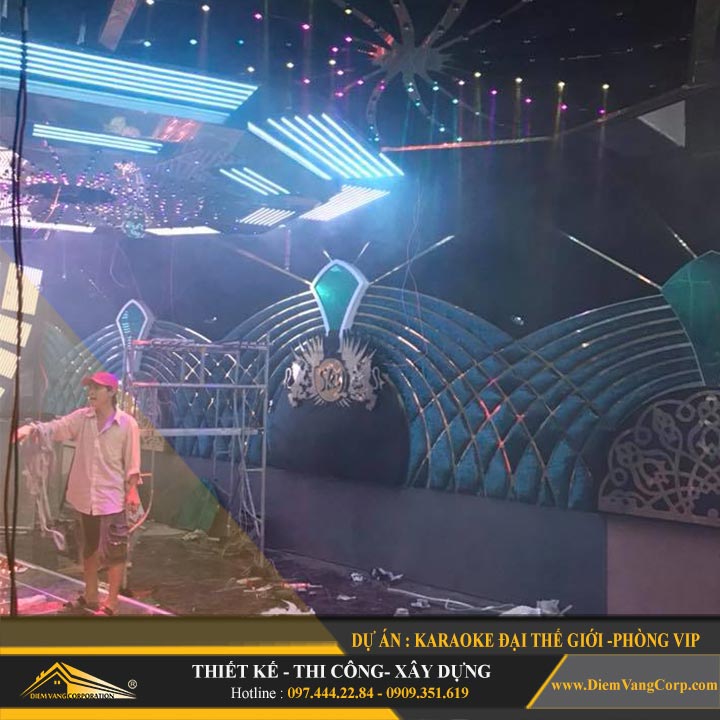 Thi công phòng karaoke Vip 7