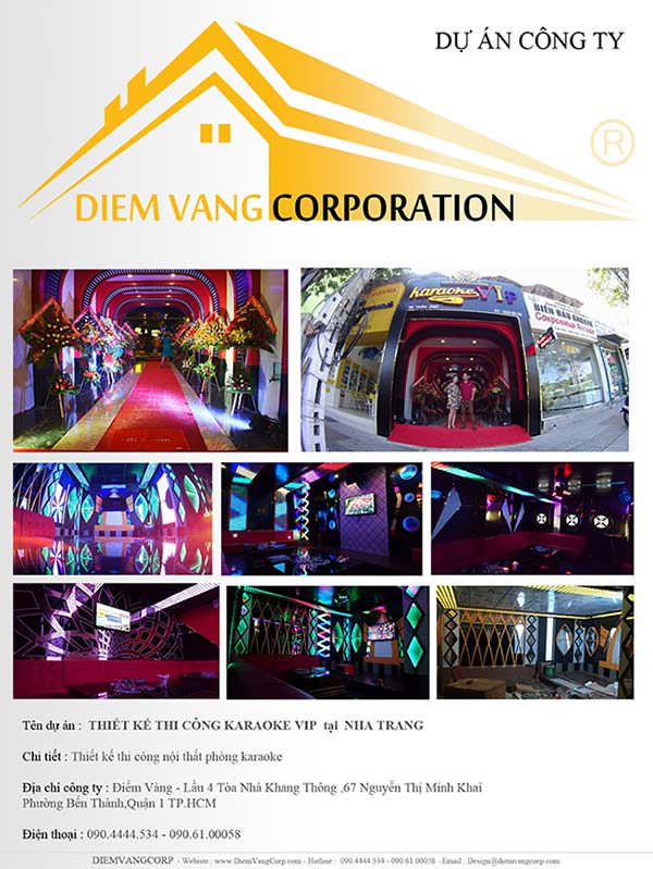 Thi công nội thất karaoke Vip Nha Trang