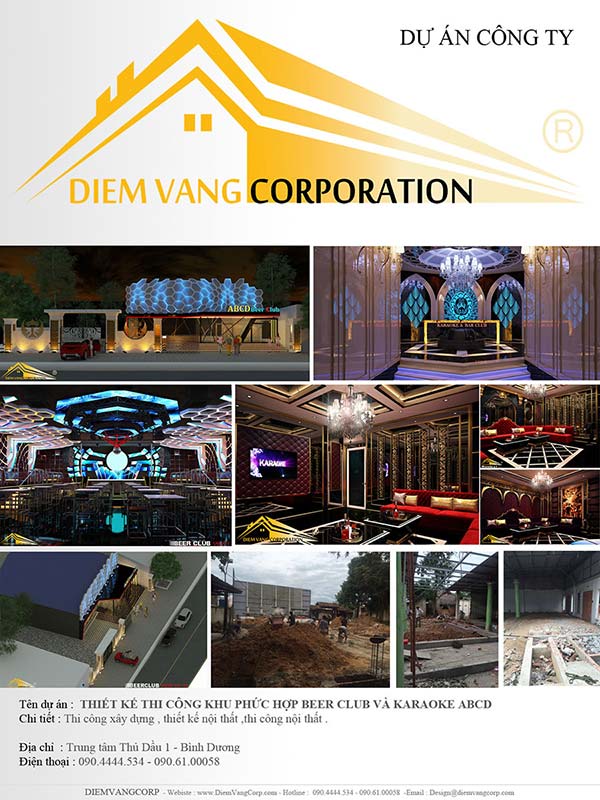Thiết kế thi công trọn gói phức hợp beer club và karaoke Bình Dương