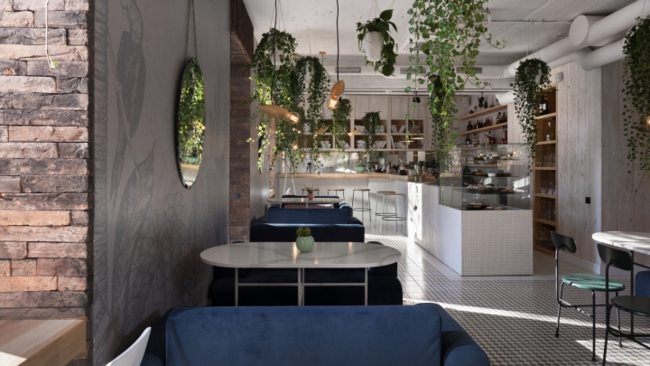 Nhà hàng thiết kế không gian đẹp tươi sáng như khu vườn xanh 16