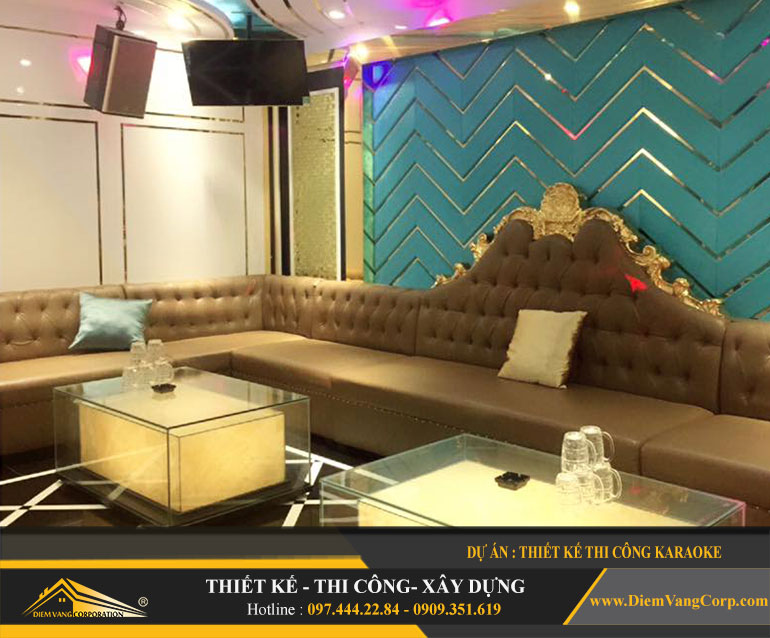 thiết kế thi công karaoke Tân cổ điển đẹp, báo giá 1