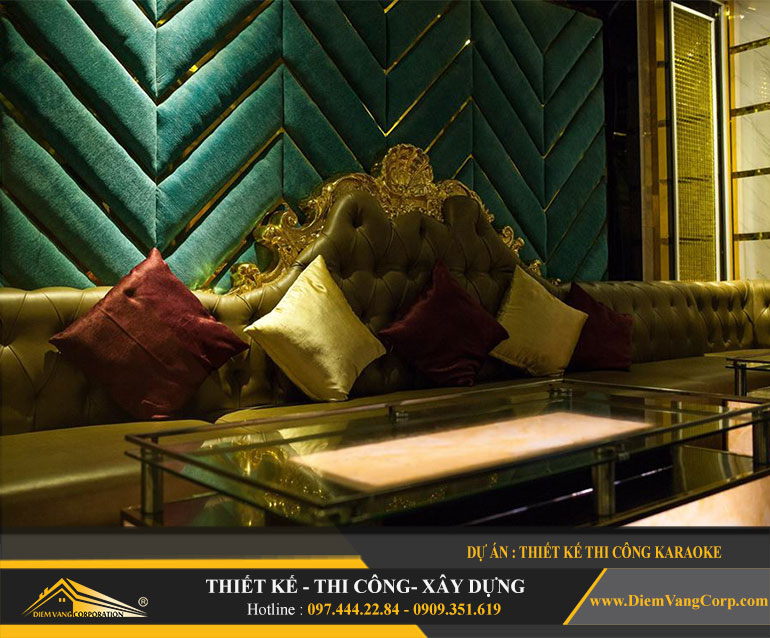 thiết kế thi công karaoke Tân cổ điển đẹp, báo giá 2