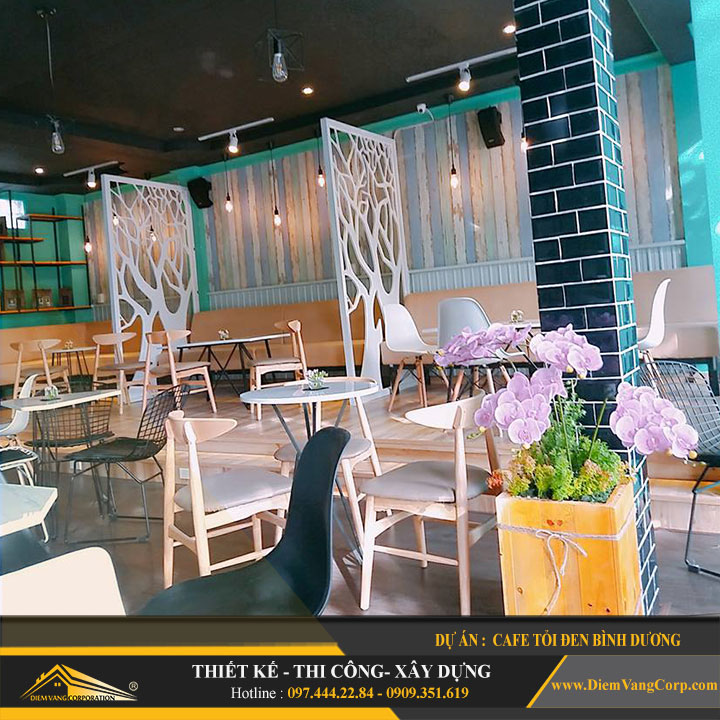 Dự án thiết kế quán Cafe Tỏi Đen-Thủ Dầu Một Bình Dương 10