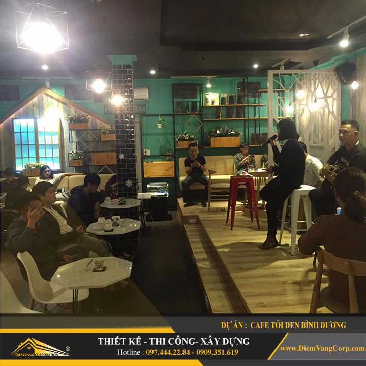 Dự án thiết kế quán Cafe Tỏi Đen-Thủ Dầu Một Bình Dương 13