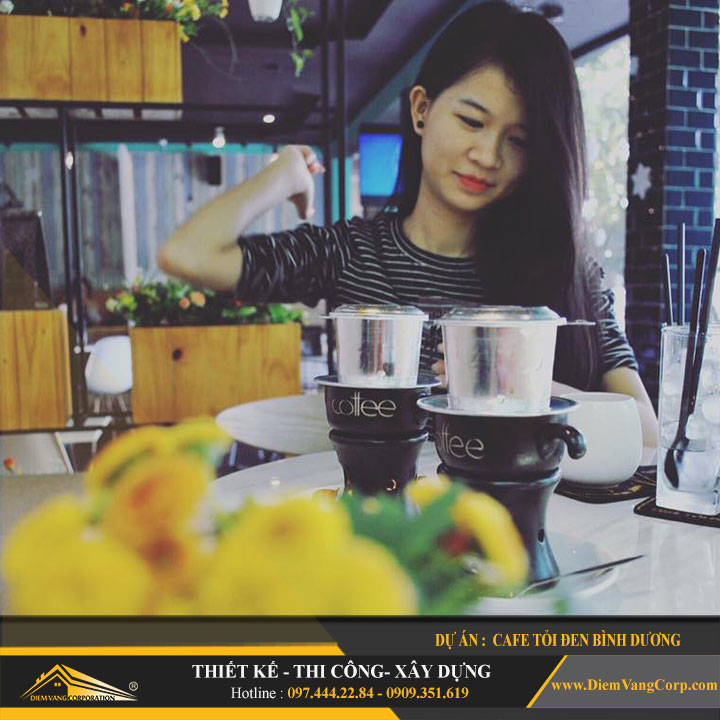 Dự án thiết kế quán Cafe Tỏi Đen-Thủ Dầu Một Bình Dương 14