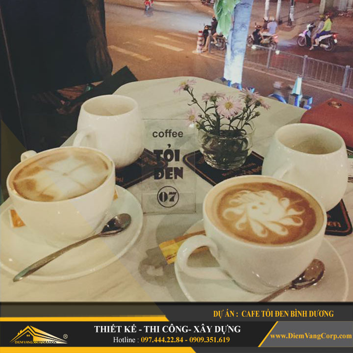 Dự án thiết kế quán Cafe Tỏi Đen-Thủ Dầu Một Bình Dương 16