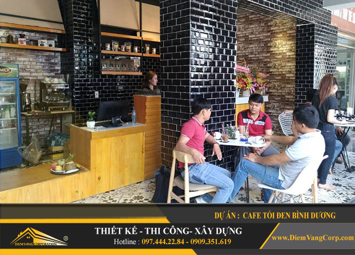 Dự án thiết kế quán Cafe Tỏi Đen-Thủ Dầu Một Bình Dương 22