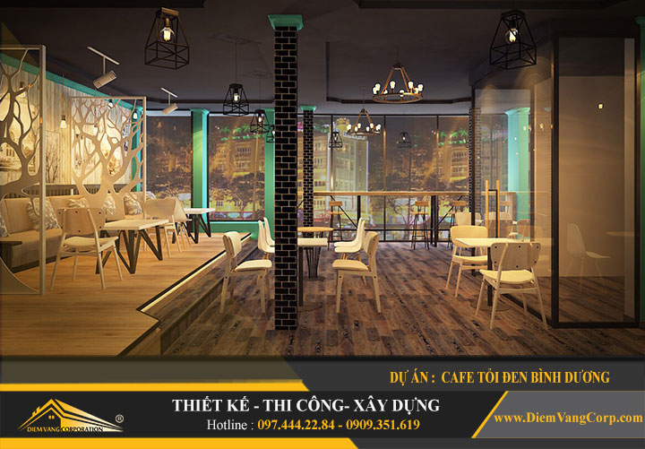 Dự án thiết kế quán Cafe Tỏi Đen-Thủ Dầu Một Bình Dương 23