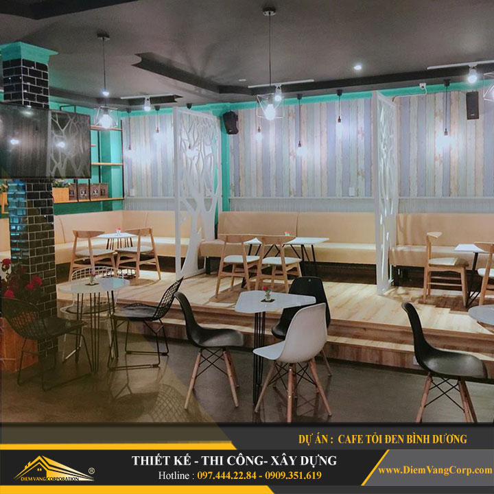 Dự án thiết kế quán Cafe Tỏi Đen-Thủ Dầu Một Bình Dương 8