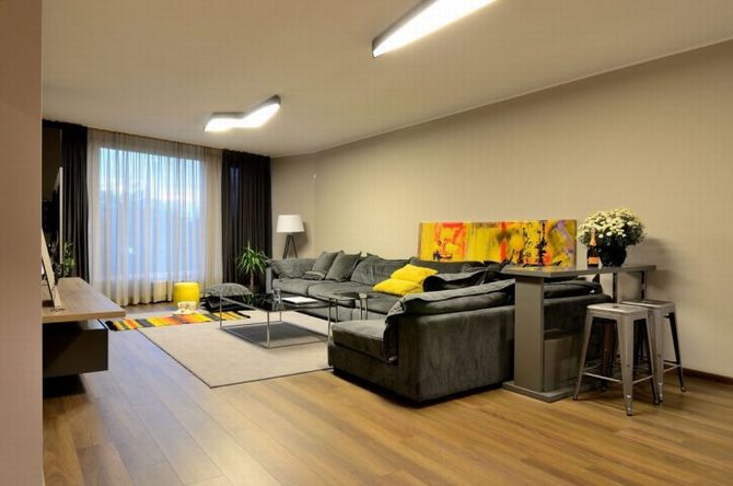 Ý tưởng thiết kế nội thất căn hộ sang trọng ở Bulgaria