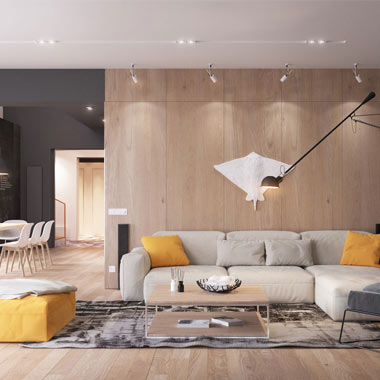 Thiết kế nội thất căn hộ phong cách Scandinavian hiện đại