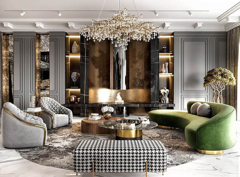 Thiết kế thi công nội thất căn hộ chung cư & Phong cách Luxury 56