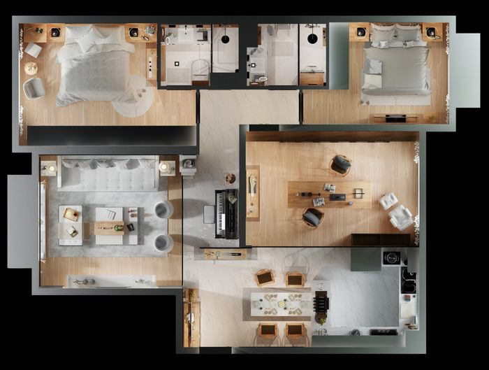 Báo giá Thiết kế thi công nội thất căn hộ chung cư-nhà phố-biệt thự  28