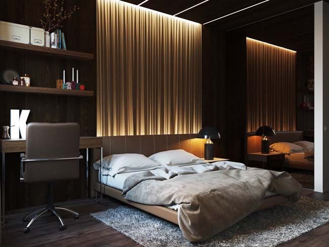 Thiết kế phòng ngủ theo phong cách hiện đại 1