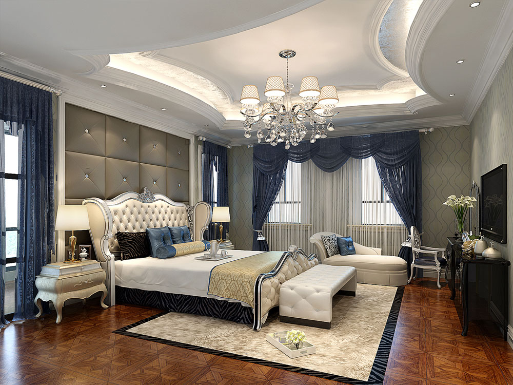 Thiết kế phòng ngủ theo phong cách Tân cổ điển 1